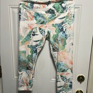 RBX Vibrant Green and Blue Leggings ladies